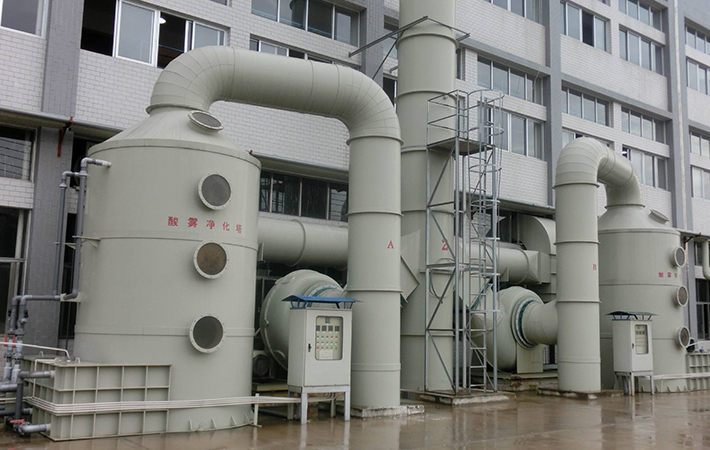 A certain semiconductor company uses Wantong FRP variable frequency fans