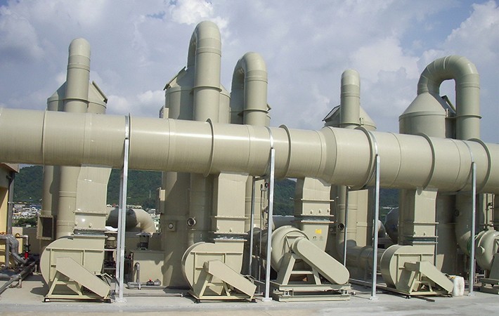 A certain rare earth mining industry is using Wanto FRP fans