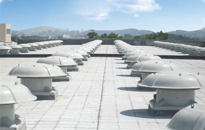 A certain power plant is using Wantong FRP roof fans
